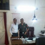 Lt Col Satish Dhage at office